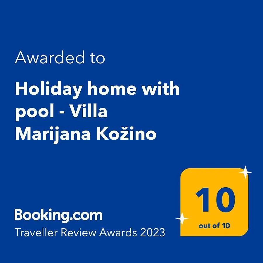 Holiday Home With Pool - Villa Marijana Kožino 0*,